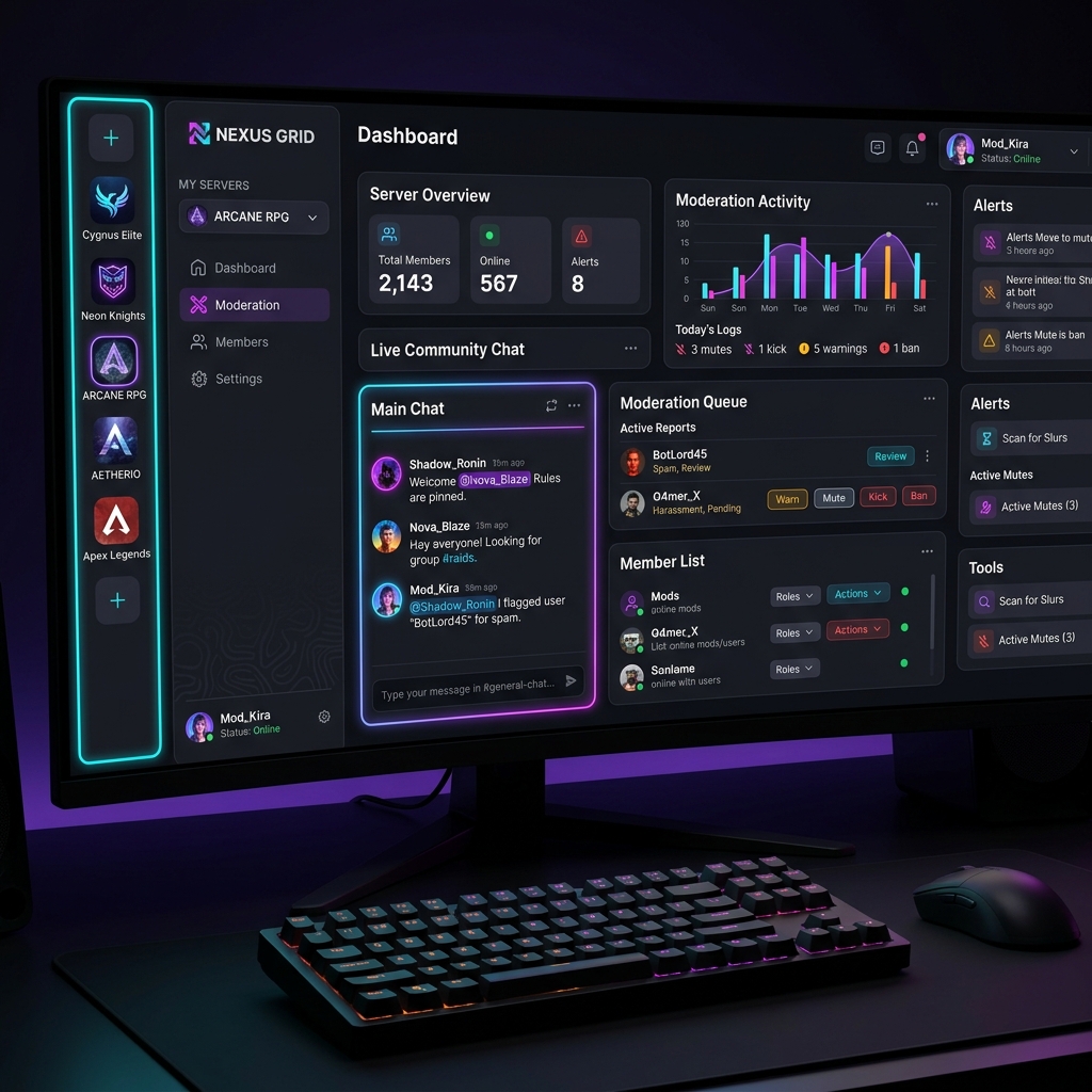 Discord Management Platform